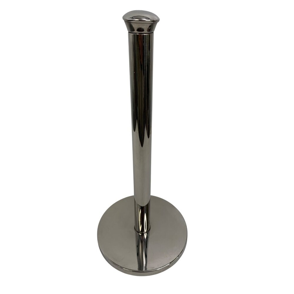 Stainless Steel Paper Towel Holder With Weighted Base X10687 Minimalism Modern